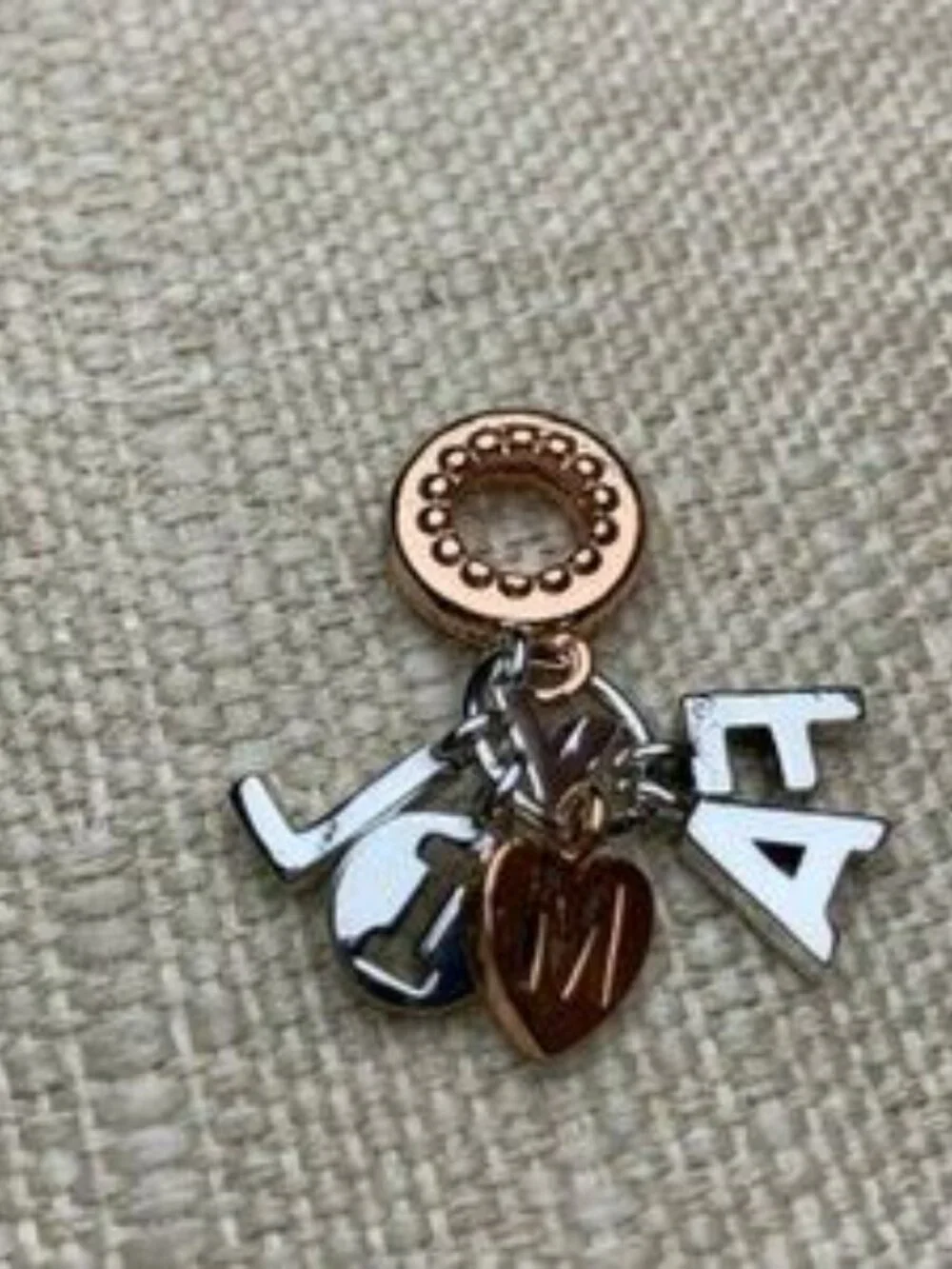 Pandora charm rose